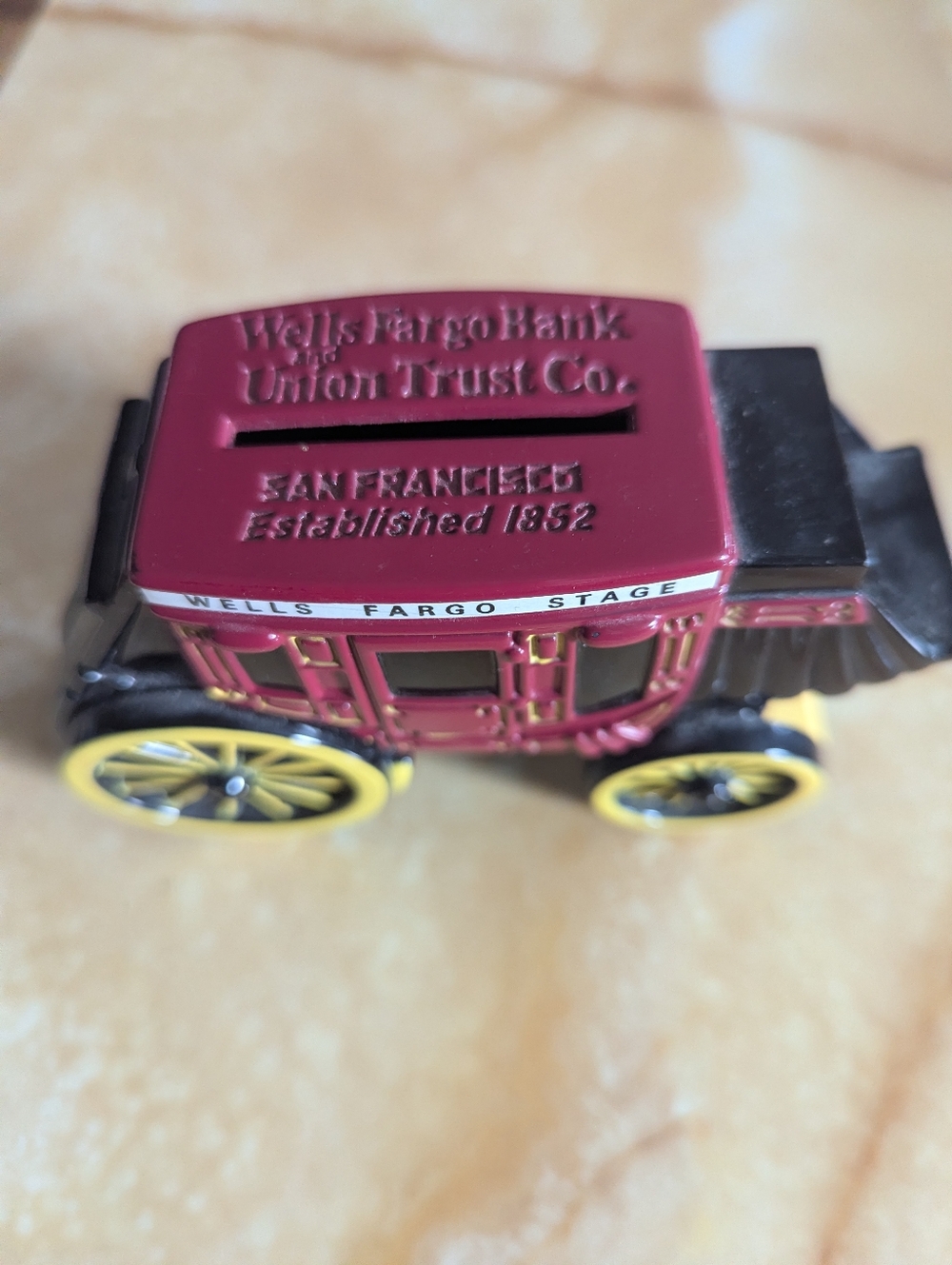 Vintage 1998 Wells Fargo Stagecoach Bank